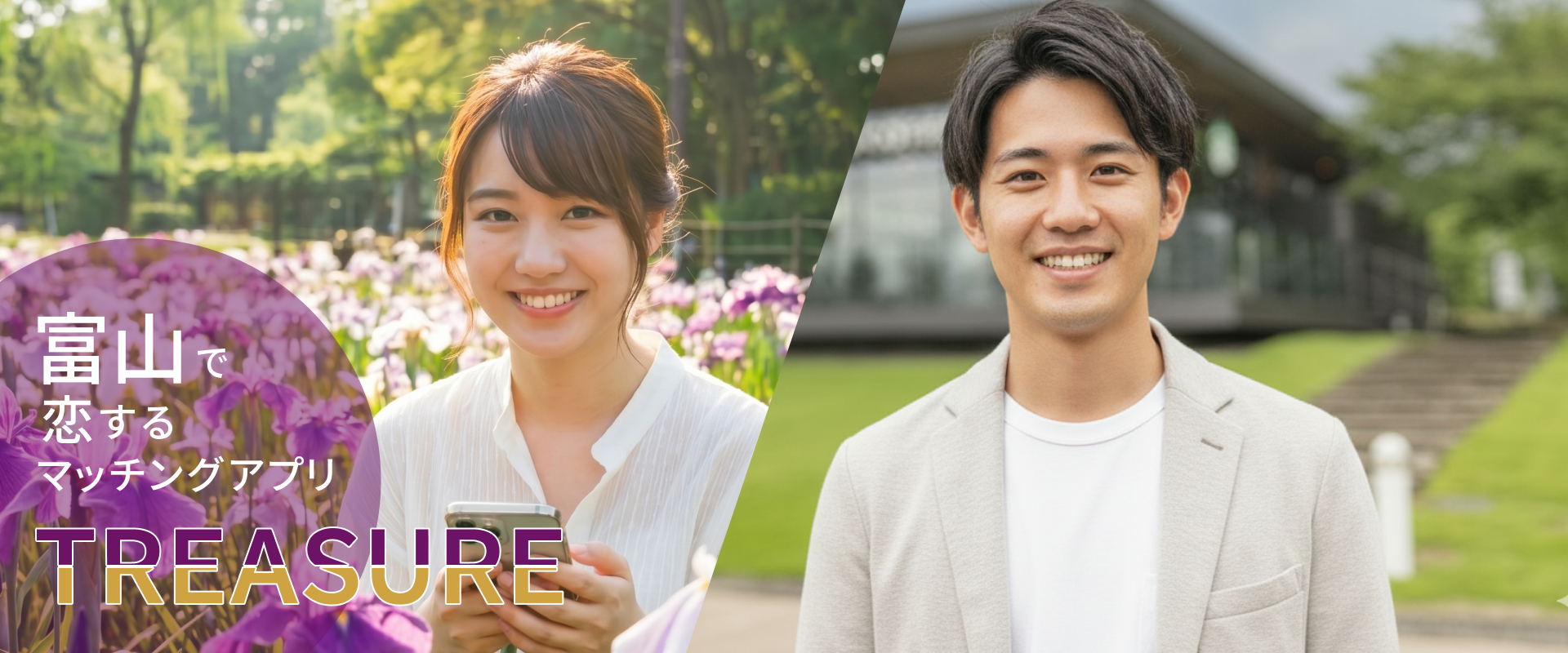 富山で恋するマッチングアプリ TREASURE
